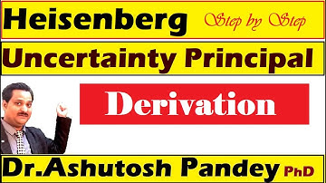 Heisenberg uncertainty principle derivation quantum mechanics expression in hindi for bsc graduation