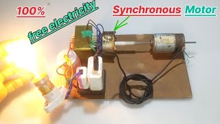 synchronous motor (ho to make?generator/ DC) motor to synchronous motor (AC( generator