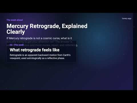Mercury Retrograde Explained: What It Actually Affects