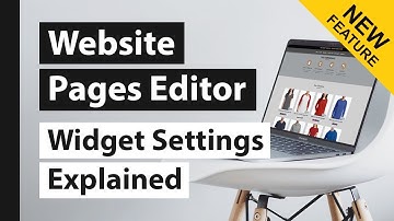 Widget settings explained - DecoNetwork 8 website pages editor