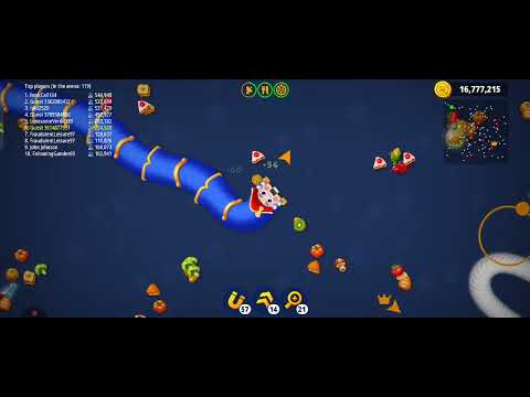 Wormszoneio Best Gameplay || Worms Zoneio Best Gaming #wormszoneio