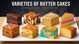 Easy Butter Cake Varieties BEST Ones!  | Soft Moist & Bakery Style screenshot 5