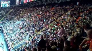 YMCA dance at Olympic Basketball 2012 - GB vs Russia