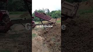 Small trolley hydraulic//#youtubeshorts #mahindratractor #troll