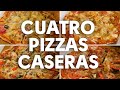 4 recetas de pizzas caseras | BUENAZO!