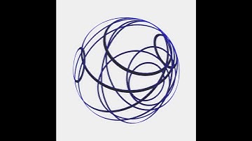 Ring on sphere. #openframeworks #programming #creativecoding