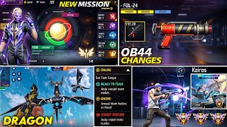 OB44 UPDATE TOP 20 CHANGES ll FREE FIRE NEW EVENT ll OB44 UPDATE FREE FIRE ll OB44 UPDATE