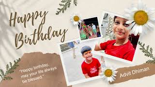 Happy Birthday Advit 🎂