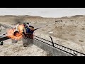 Big Car vs Small Car vs Train Crash – BeamNG.drive