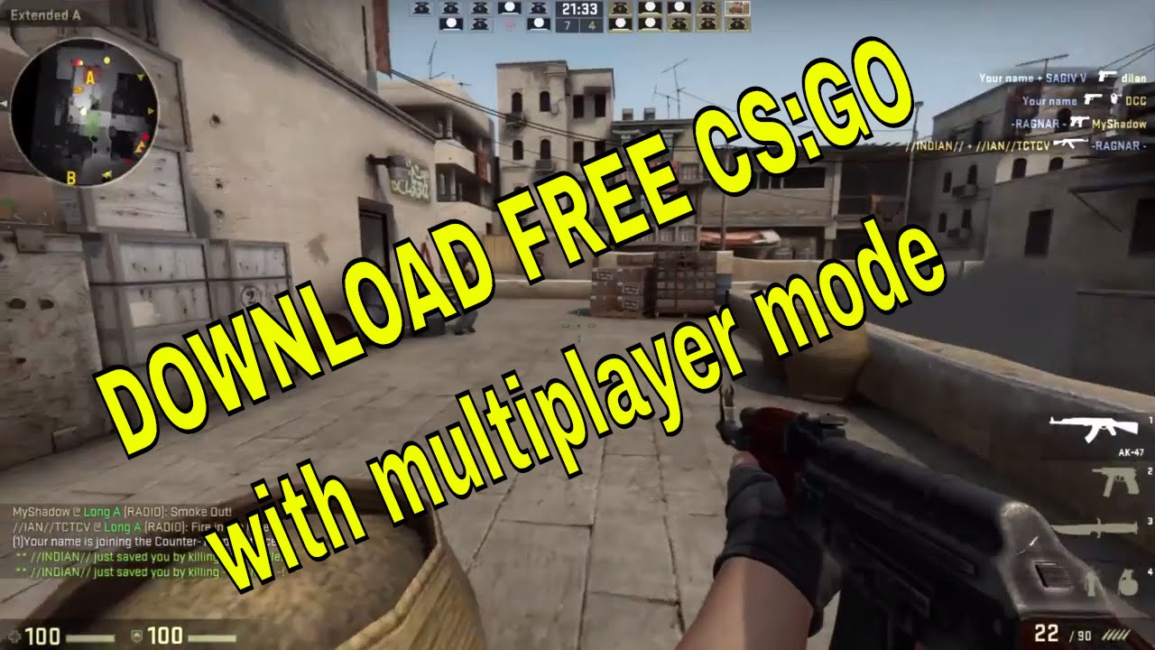 How To Download Free Cs Go With Multiplayer Mode 100 Working 17 Youtube