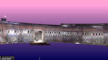 Laserscan Animation Lokschuppen