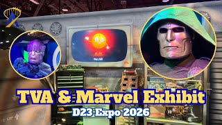 Walking Through Marvel's D23 TVA Exhibit (Sentinel & Dr. Doom!)