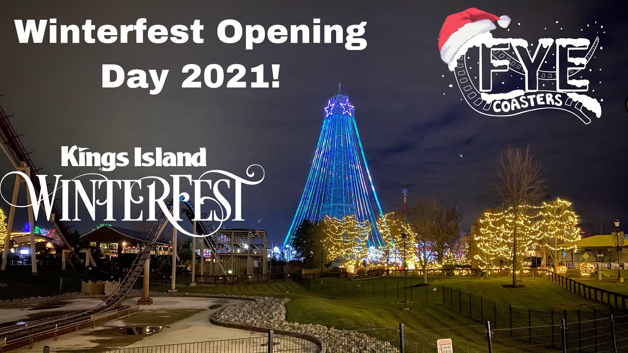 Kings Island Winterfest Opening Night 2021 | The sites and sounds ft NEW PARADE!