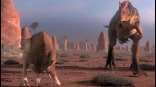 Allosaurus on the hunt