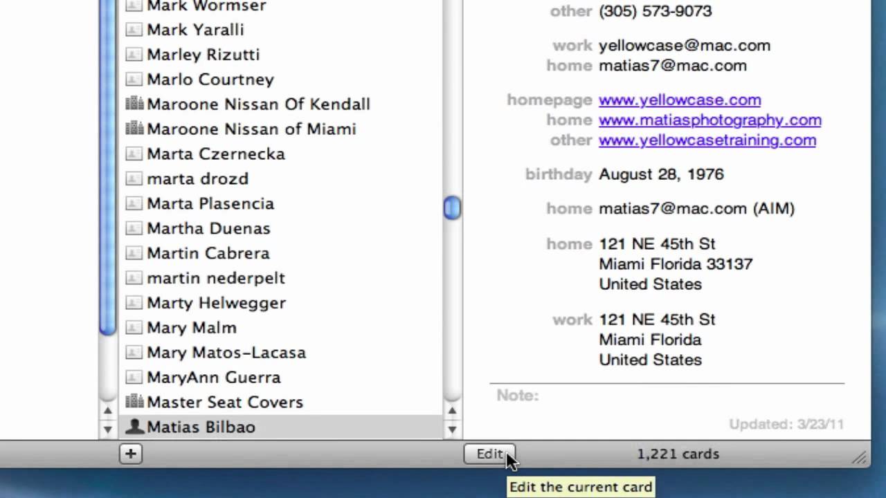 Create Groups in Apple Address Book YouTube