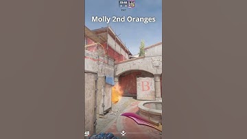 CS2 Inferno 2nd oranges molly #cs2 #counterstrike #shorts
