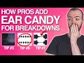 How do pro artists add ear candy to breakdowns