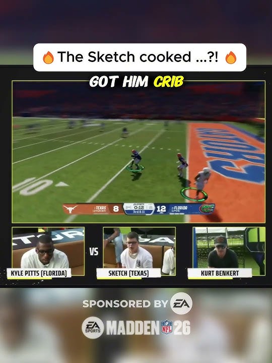 Epic Sketch Cooking Challenge: From TikTok to Madden 26! #TikTokCollegeFootballContest #Madden26