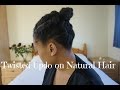 Protective Styling | Quick Twist Updo on 4B/C Hair