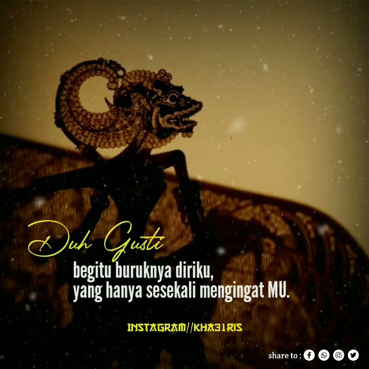 Story wa wayang jawa