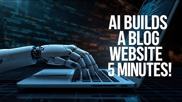 AI Builds a Blog Website in 5 Minutes!