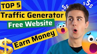 TOP 5 FREE WEBSITE TRAFFIC GENERATOR ONLINE | Get Free Organic Traffic to Your Website or Blog 2024