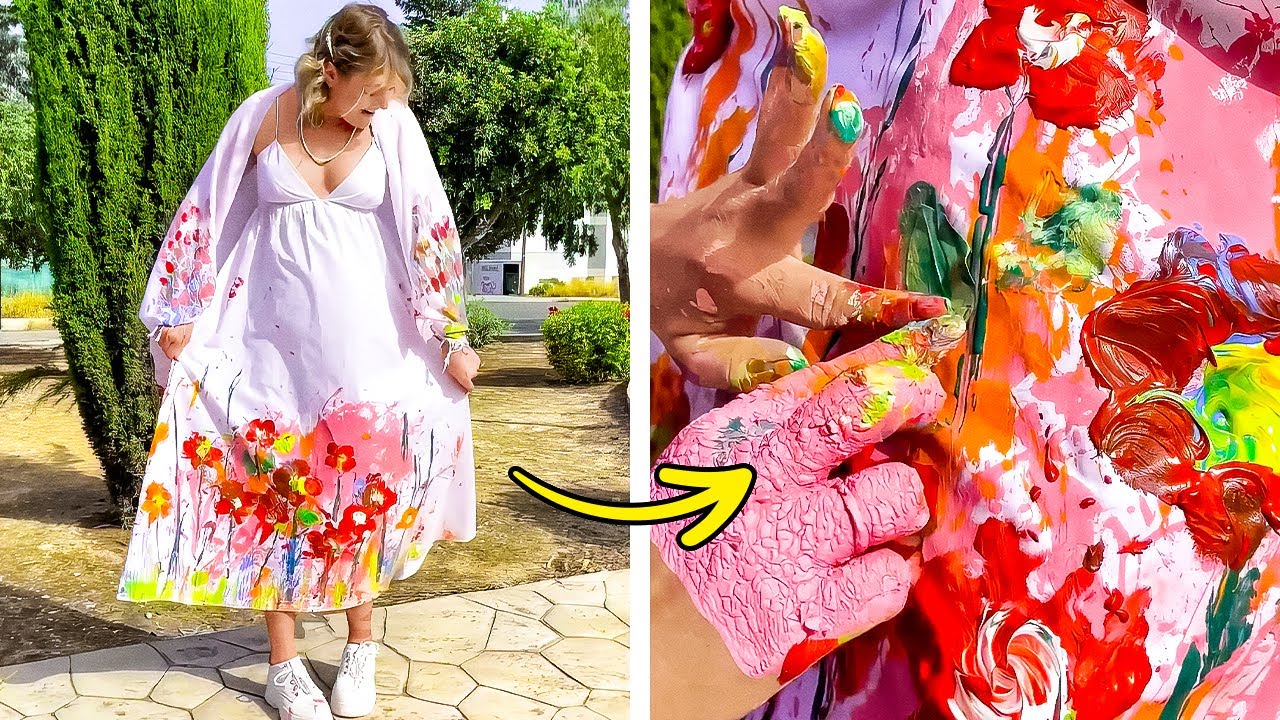 Watch How She Transformed the Dress of This Girl in the Street!