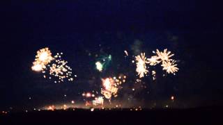 July 4 2014 - Ocean Shores Washington - Fireworks on the beach