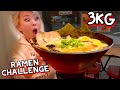 GIGA RAMEN DRAGON CHALLENGE BOWL at Ramen Taka in Vancouver, BC!! #RainaisCrazy