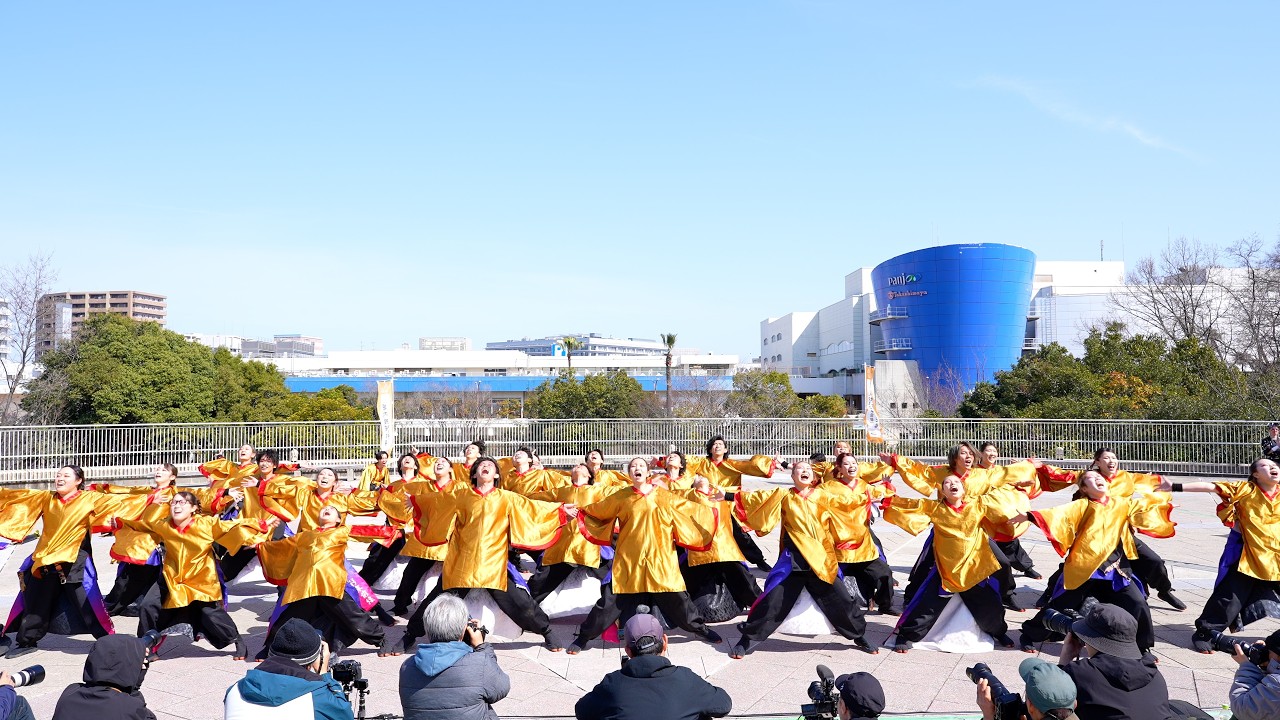 【京炎そでふれ！彩京前線】堺よさこい かえる祭り2026 堀内機械会場