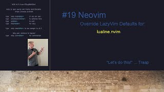 Neovim - Override LazyVim Defaults for lualine.nvim