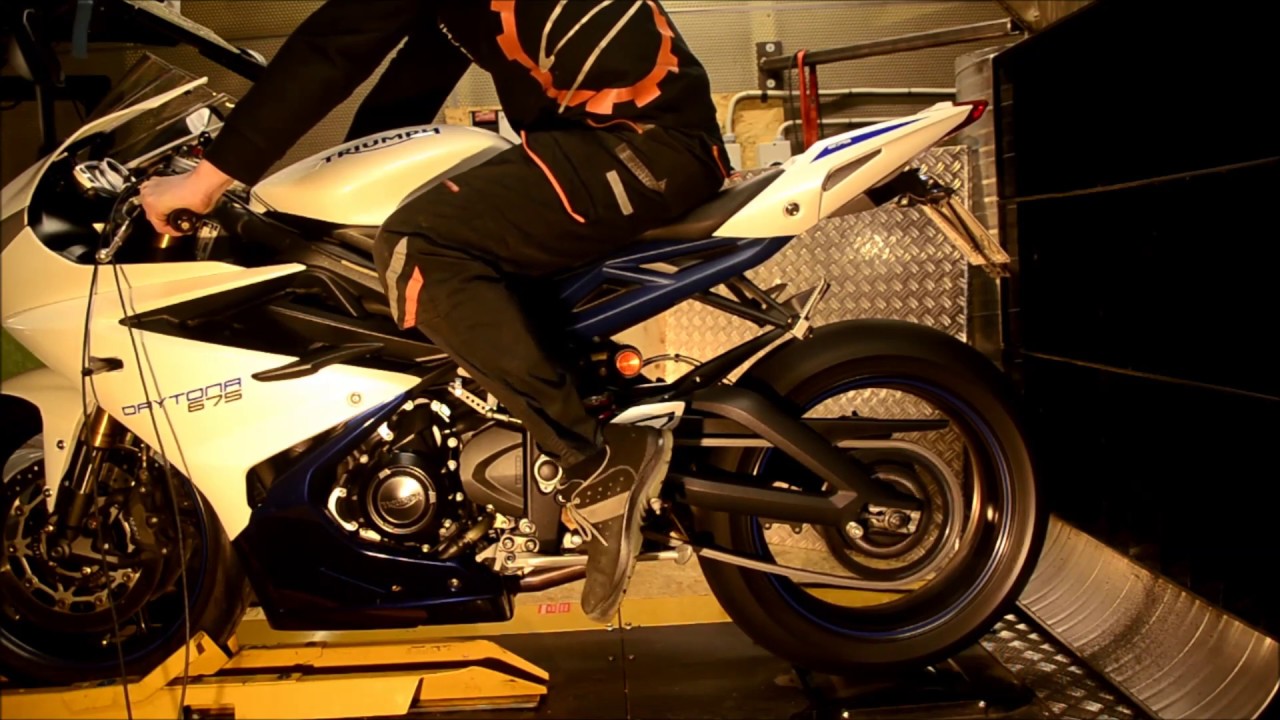 Triumph Daytona 675 Tellert Quickshifter Dynorun PCV YouTube