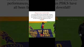 Shreyas Iyer stepped on the KKR logo for aura…downfall started instantly! 💀🙌🏻📉 #shorts #ipl #kkr