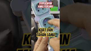 stop kontak kabel fleksibel ada colokan USB #stopkontak #colokanlistrik