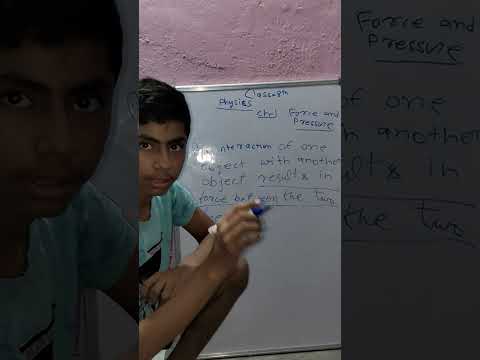 Class 8th physics chapter 1. Force and pressure next part is coming ...