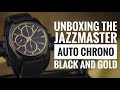 Black and Gold Series Hamilton Jazzmaster Auto Chrono Unboxing