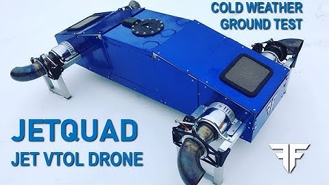 AB6 JetQuad Cold Weather Thrust Vectoring Ground Test