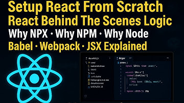 React App Setup From Scratch 🔥 | Why Node, NPM, Babel, Webpack + Interview Questions + Live Project