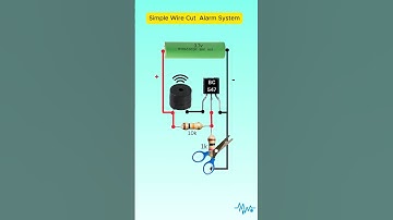 🔔 Simple Wire Cut Alarm Using BC547 Transistor #Shorts