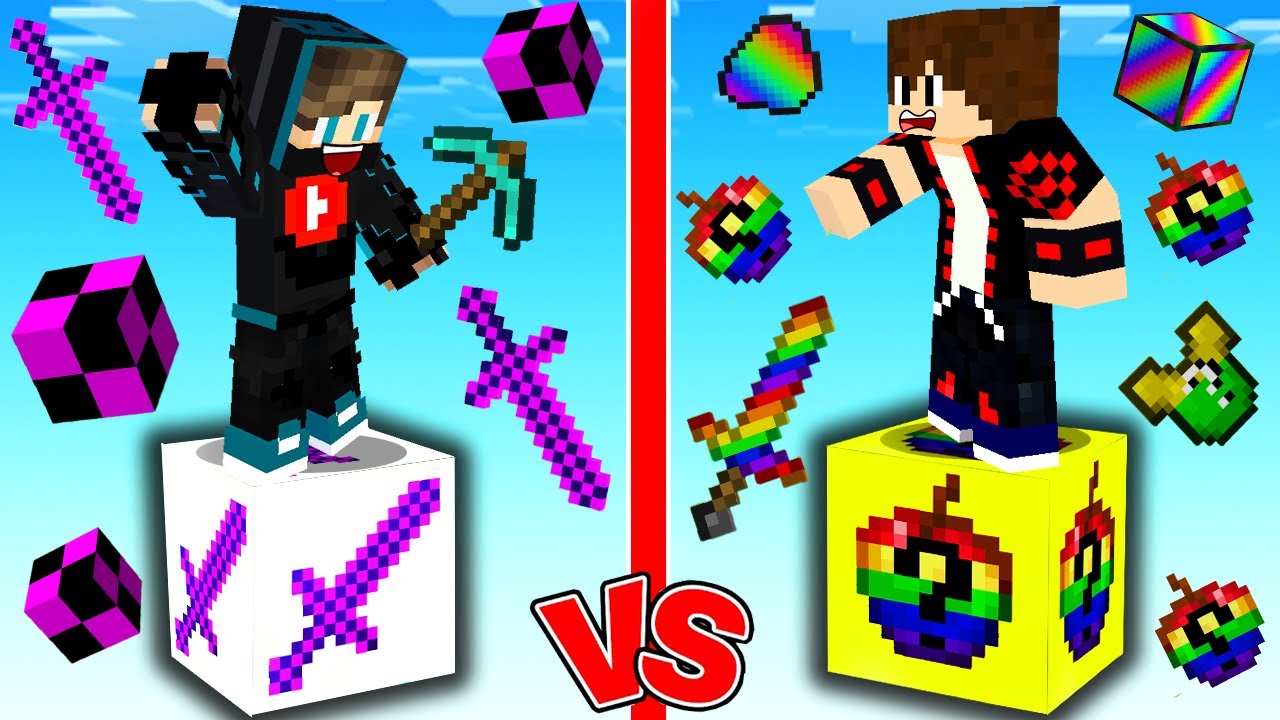 ماين كرافت : حـرب حظ التفاح الملون ضد سيف الايرور الخطير !!؟ 😱🔥