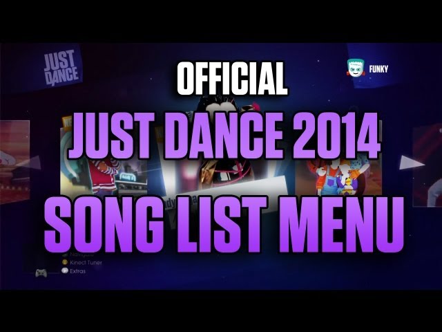 Song List Menu! | Just Dance 2014 [NORTH AMERICA] - YouTube