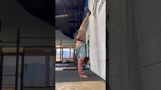 Back To Wall Handstand Heel Pull