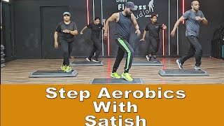 Step Aerobics With Satish | Gachibwoli Hyderabad | Srees Fitess Studio