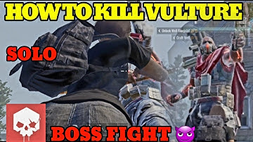 how to kill vulture//solo boss fight//project evo survival Gameplay