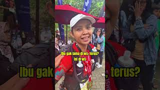 &quot;Lebih enak tanjakan daripada turunan&quot; Finish moment Nyonya Negara #mantra116 #balitrailrunning