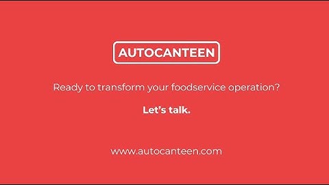 Autocanteen’s AI self-checkout is ready to transform your foodservice operation!
