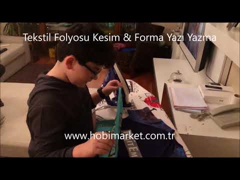 Formaya baskı nasıl yapılır ? Formaya isim yazma ! Cameo Plotter !