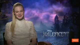 Maleficent Interview With Sharlto Copley, Elle Fanning, Sam Riley and Robert Stromberg [HD]