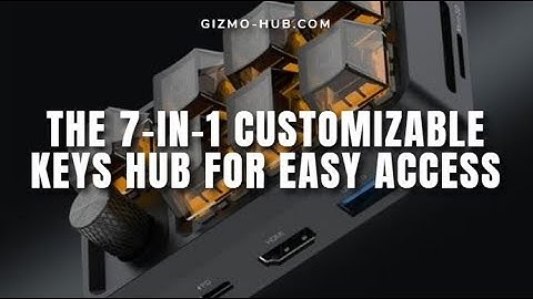 MEMDOCK G2 : THE 7-IN-1 CUSTOMIZABLE KEYS HUB FOR EASY ACCESS | Kickstarter | Gizmo-Hub.com