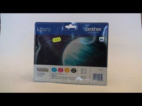 Brother Ink Cartridge LC970 Bk/C/M/Y Value Pack